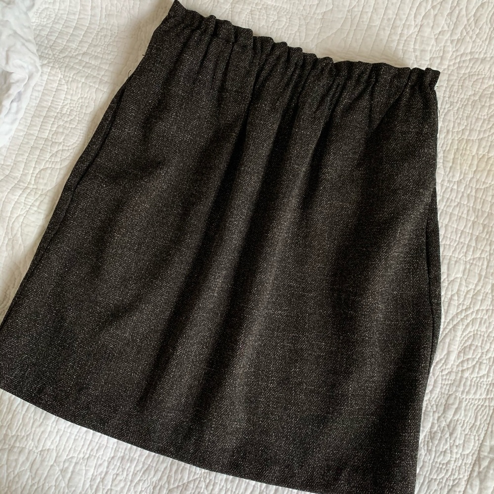 Paper Bag waist Mini skirt